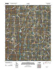 Justice North Carolina Historical topographic map, 1:24000 scale, 7.5 X 7.5 Minute, Year 2010