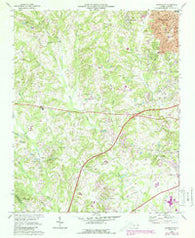 Kannapolis North Carolina Historical topographic map, 1:24000 scale, 7.5 X 7.5 Minute, Year 1969