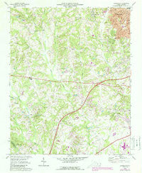 Kannapolis North Carolina Historical topographic map, 1:24000 scale, 7.5 X 7.5 Minute, Year 1969
