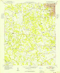 Kannapolis North Carolina Historical topographic map, 1:24000 scale, 7.5 X 7.5 Minute, Year 1949