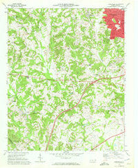 Kannapolis North Carolina Historical topographic map, 1:24000 scale, 7.5 X 7.5 Minute, Year 1969