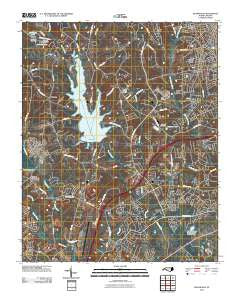 Kannapolis North Carolina Historical topographic map, 1:24000 scale, 7.5 X 7.5 Minute, Year 2010