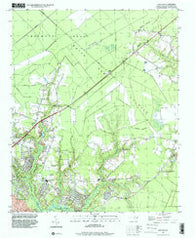 Kellum North Carolina Historical topographic map, 1:24000 scale, 7.5 X 7.5 Minute, Year 1997