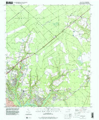 Kellum North Carolina Historical topographic map, 1:24000 scale, 7.5 X 7.5 Minute, Year 1997