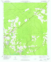 Kellum North Carolina Historical topographic map, 1:24000 scale, 7.5 X 7.5 Minute, Year 1977