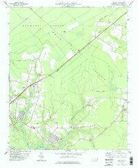 Kellum North Carolina Historical topographic map, 1:24000 scale, 7.5 X 7.5 Minute, Year 1977