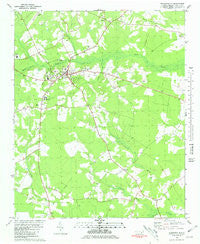 Kenansville North Carolina Historical topographic map, 1:24000 scale, 7.5 X 7.5 Minute, Year 1980