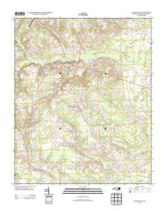 Kenansville North Carolina Historical topographic map, 1:24000 scale, 7.5 X 7.5 Minute, Year 2013
