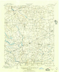 Kenly North Carolina Historical topographic map, 1:62500 scale, 15 X 15 Minute, Year 1902