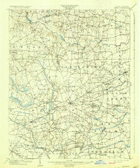 Kenly North Carolina Historical topographic map, 1:62500 scale, 15 X 15 Minute, Year 1903