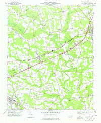 Kenly West North Carolina Historical topographic map, 1:24000 scale, 7.5 X 7.5 Minute, Year 1978