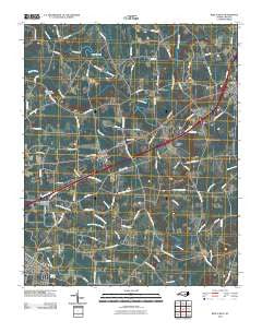 Kenly West North Carolina Historical topographic map, 1:24000 scale, 7.5 X 7.5 Minute, Year 2010