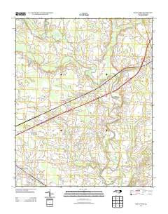 Kenly West North Carolina Historical topographic map, 1:24000 scale, 7.5 X 7.5 Minute, Year 2013
