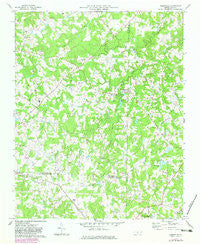 Kimesville North Carolina Historical topographic map, 1:24000 scale, 7.5 X 7.5 Minute, Year 1970