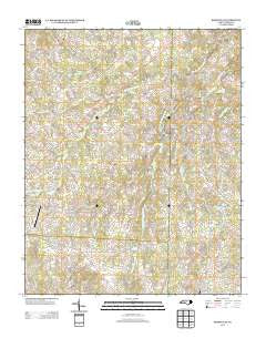 Kimesville North Carolina Historical topographic map, 1:24000 scale, 7.5 X 7.5 Minute, Year 2013