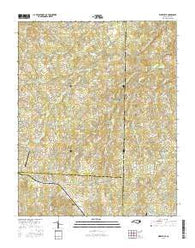 Kimesville North Carolina Current topographic map, 1:24000 scale, 7.5 X 7.5 Minute, Year 2016