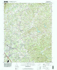 King North Carolina Historical topographic map, 1:24000 scale, 7.5 X 7.5 Minute, Year 1996