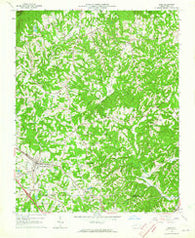 King North Carolina Historical topographic map, 1:24000 scale, 7.5 X 7.5 Minute, Year 1964