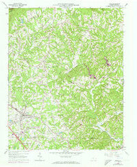 King North Carolina Historical topographic map, 1:24000 scale, 7.5 X 7.5 Minute, Year 1964