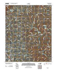 King North Carolina Historical topographic map, 1:24000 scale, 7.5 X 7.5 Minute, Year 2010