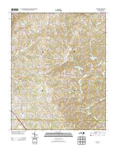 King North Carolina Historical topographic map, 1:24000 scale, 7.5 X 7.5 Minute, Year 2013