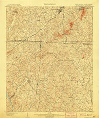 Kings Mountain North Carolina Historical topographic map, 1:62500 scale, 15 X 15 Minute, Year 1908