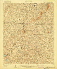 Kings Mountain North Carolina Historical topographic map, 1:62500 scale, 15 X 15 Minute, Year 1908