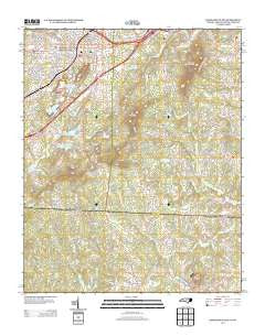 Kings Mountain North Carolina Historical topographic map, 1:24000 scale, 7.5 X 7.5 Minute, Year 2013