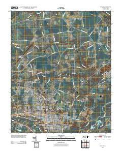 Kinston North Carolina Historical topographic map, 1:24000 scale, 7.5 X 7.5 Minute, Year 2010