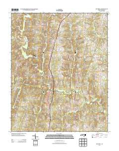 Kittrell North Carolina Historical topographic map, 1:24000 scale, 7.5 X 7.5 Minute, Year 2013