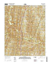 Kittrell North Carolina Current topographic map, 1:24000 scale, 7.5 X 7.5 Minute, Year 2016