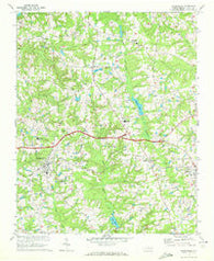 Knightdale North Carolina Historical topographic map, 1:24000 scale, 7.5 X 7.5 Minute, Year 1967