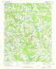 Knightdale North Carolina Historical topographic map, 1:24000 scale, 7.5 X 7.5 Minute, Year 1967