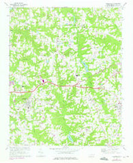 Knightdale North Carolina Historical topographic map, 1:24000 scale, 7.5 X 7.5 Minute, Year 1967