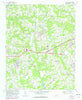Knightdale North Carolina Historical topographic map, 1:24000 scale, 7.5 X 7.5 Minute, Year 1967