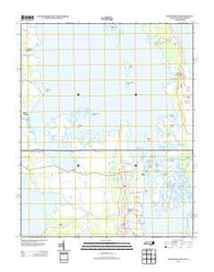 Knotts Island North Carolina Historical topographic map, 1:24000 scale, 7.5 X 7.5 Minute, Year 2013