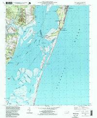 Kure Beach North Carolina Historical topographic map, 1:24000 scale, 7.5 X 7.5 Minute, Year 1997