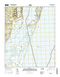 Kure Beach North Carolina Current topographic map, 1:24000 scale, 7.5 X 7.5 Minute, Year 2016