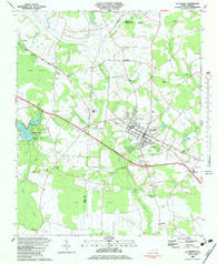 La Grange North Carolina Historical topographic map, 1:24000 scale, 7.5 X 7.5 Minute, Year 1983