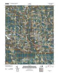 La Grange North Carolina Historical topographic map, 1:24000 scale, 7.5 X 7.5 Minute, Year 2010