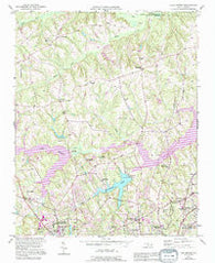 Lake Brandt North Carolina Historical topographic map, 1:24000 scale, 7.5 X 7.5 Minute, Year 1951