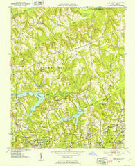 Lake Brandt North Carolina Historical topographic map, 1:24000 scale, 7.5 X 7.5 Minute, Year 1951