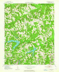 Lake Brandt North Carolina Historical topographic map, 1:24000 scale, 7.5 X 7.5 Minute, Year 1951