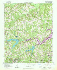 Lake Brandt North Carolina Historical topographic map, 1:24000 scale, 7.5 X 7.5 Minute, Year 1951