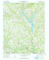 Lake Burlington North Carolina Historical topographic map, 1:24000 scale, 7.5 X 7.5 Minute, Year 1969