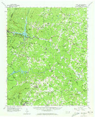 Lake Lure North Carolina Historical topographic map, 1:62500 scale, 15 X 15 Minute, Year 1959