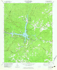 Lake Lure North Carolina Historical topographic map, 1:24000 scale, 7.5 X 7.5 Minute, Year 1982