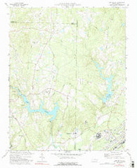 Lake Michie North Carolina Historical topographic map, 1:24000 scale, 7.5 X 7.5 Minute, Year 1977