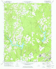 Lake Michie North Carolina Historical topographic map, 1:24000 scale, 7.5 X 7.5 Minute, Year 1977