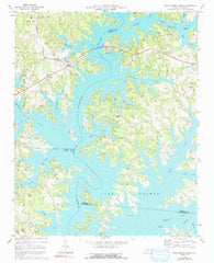 Lake Norman North North Carolina Historical topographic map, 1:24000 scale, 7.5 X 7.5 Minute, Year 1970